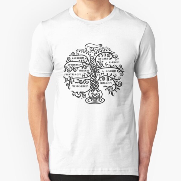 The World Tree - Yggdrasil Slim Fit T-Shirt