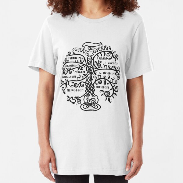 The World Tree - Yggdrasil Slim Fit T-Shirt
