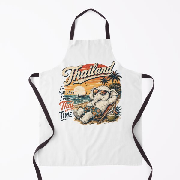 Item preview, Thailand Not Lazy I'm On Thai Time Elephant designed and sold by Yellowriversss.