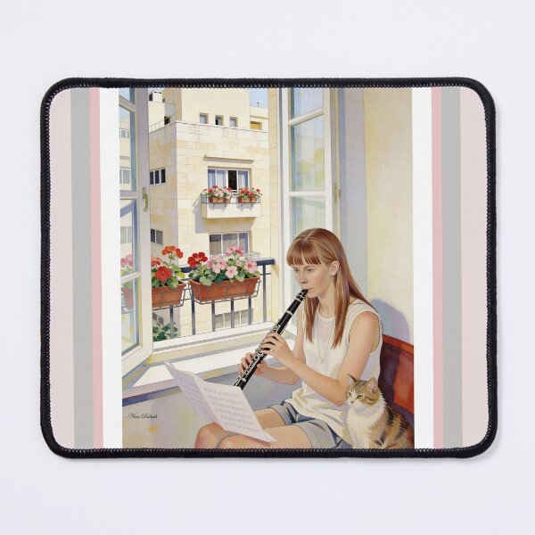 Item preview, A girl Playing her Clarinet designed and sold by Nira Dabush.