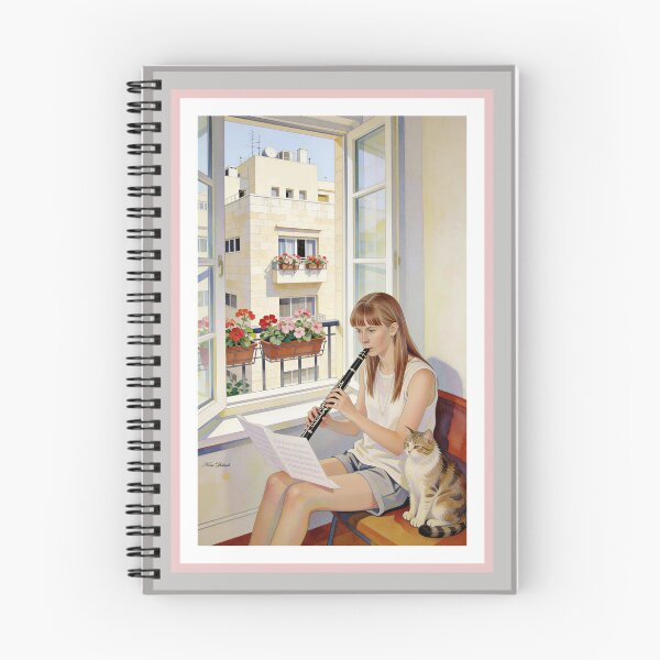 Item preview, A girl Playing her Clarinet designed and sold by Nira Dabush.