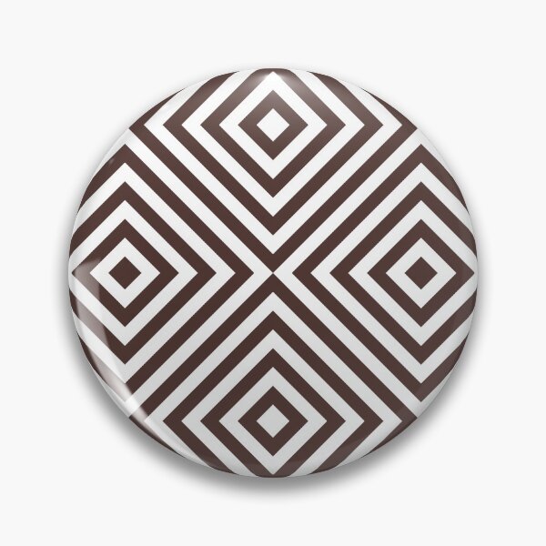 Item preview, White And Chocolate Chevron Burst Pattern designed and sold by pattern-archive.