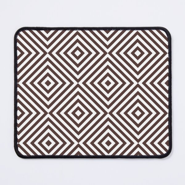 Item preview, White And Chocolate Chevron Burst Pattern designed and sold by pattern-archive.
