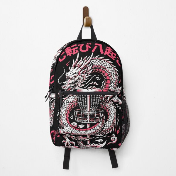 Item preview, Disc Golf Player Dragon Basket Never Give Up Kanji designed and sold by GrandeDuc.