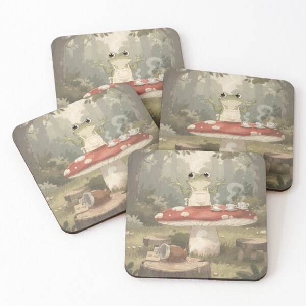 Item preview, Frog Barista Out of Oat Milk Again designed and sold by PictorialWhimsy.
