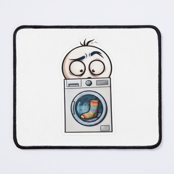 Item preview, Oops Murphy - The Missing Sock Mystery - Funny Character Graphic designed and sold by oopsmurphy.
