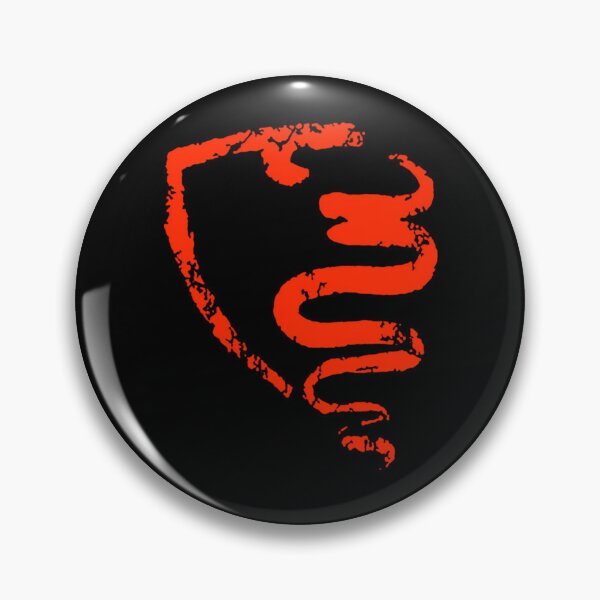 Item preview, Textured Snake and Shield Outline Emblem on Solid Black  designed and sold by SrKv-Owl.