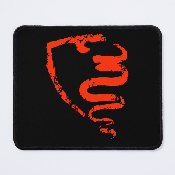 Item preview, Textured Snake and Shield Outline Emblem on Solid Black designed and sold by SrKv-Owl.