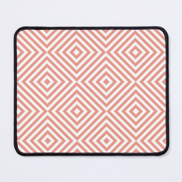 Item preview, White And Coral Chevron Burst Pattern designed and sold by pattern-archive.