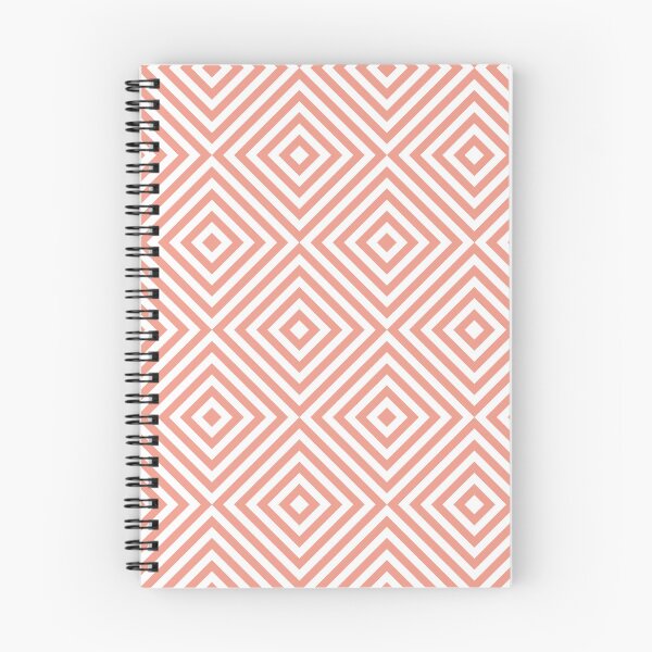 Item preview, White And Coral Chevron Burst Pattern designed and sold by pattern-archive.