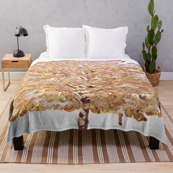 Item preview, Isolated Golden Autumn Tree Abstract Graphic Cutout designed and sold by BalkanBloom.