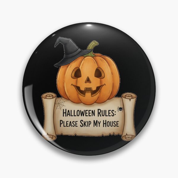 Item preview, Funny Halloween Rules Please Skip My House Introvert designed and sold by DeliaDesignsCo.