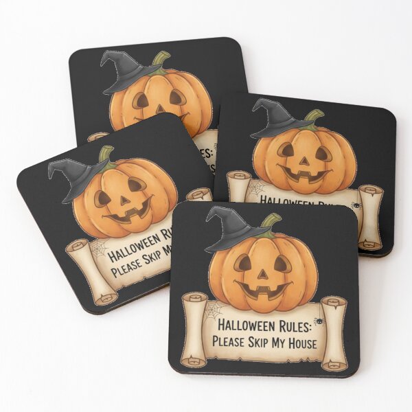 Item preview, Funny Halloween Rules Please Skip My House Introvert designed and sold by DeliaDesignsCo.