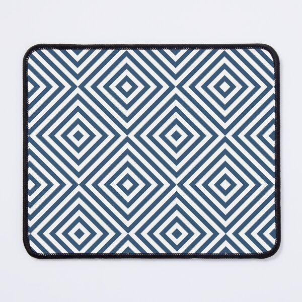 Item preview, White And Denim Chevron Burst Pattern designed and sold by pattern-archive.