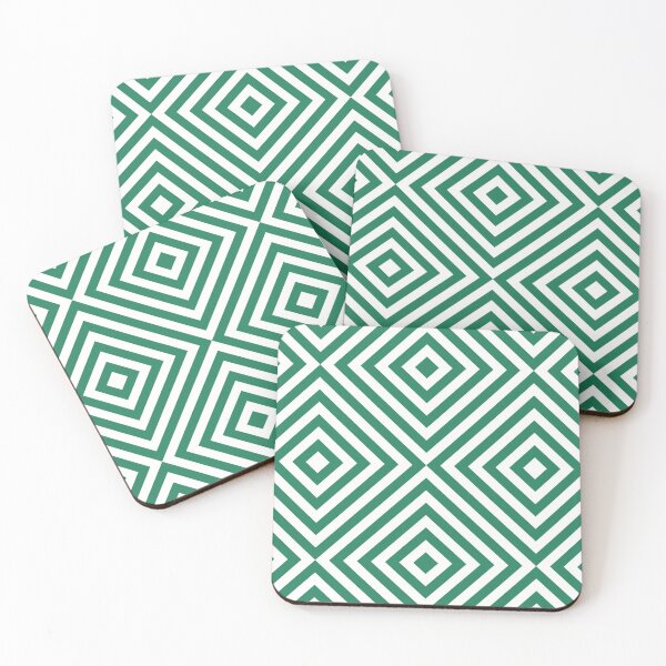 Item preview, White And Green Chevron Burst Pattern designed and sold by pattern-archive.