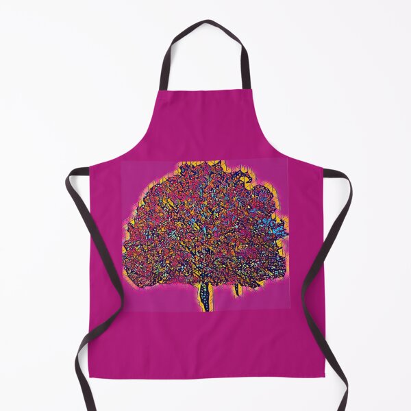 Item preview, Psychedelic Neon Pink Abstract Autumn Tree designed and sold by BalkanBloom.
