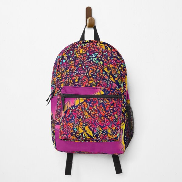 Item preview, Psychedelic Neon Pink Abstract Autumn Tree designed and sold by BalkanBloomArt.