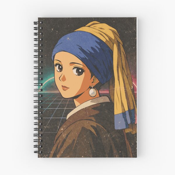 Item preview, Vintage Anime Girl with a Pearl Earring designed and sold by KungPowUnicorn.
