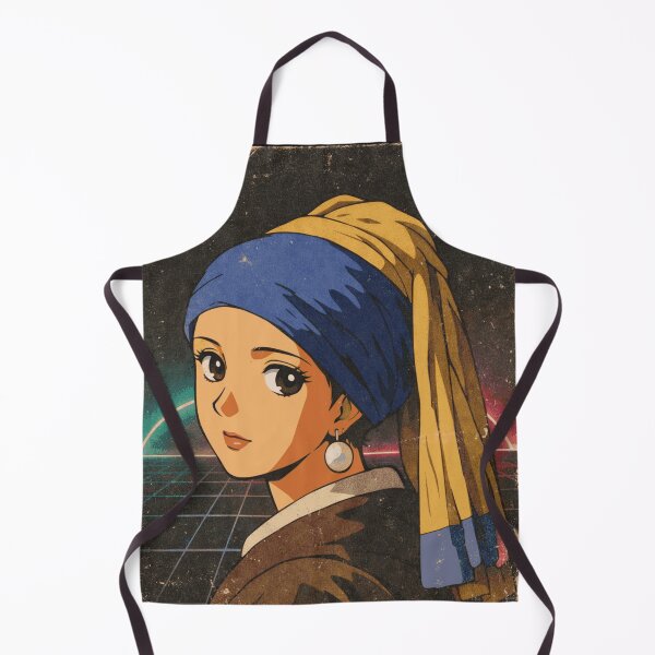 Item preview, Vintage Anime Girl with a Pearl Earring designed and sold by KungPowUnicorn.