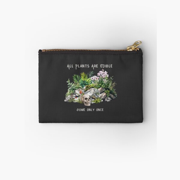 Item preview, All Plants Are Edible Some Only Once Comfort Colors , Funny Gardening Tee, Dark Botanical Graphic , Gothic Plant Lover  designed and sold by Redskill2025.