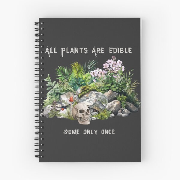 Item preview, All Plants Are Edible Some Only Once Comfort Colors , Funny Gardening Tee, Dark Botanical Graphic , Gothic Plant Lover  designed and sold by Redskill2025.