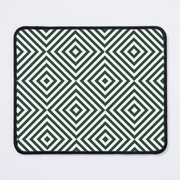 Item preview, White And Forest Green Chevron Burst Pattern designed and sold by pattern-archive.
