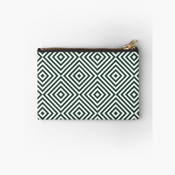 Item preview, White And Forest Green Chevron Burst Pattern designed and sold by pattern-archive.