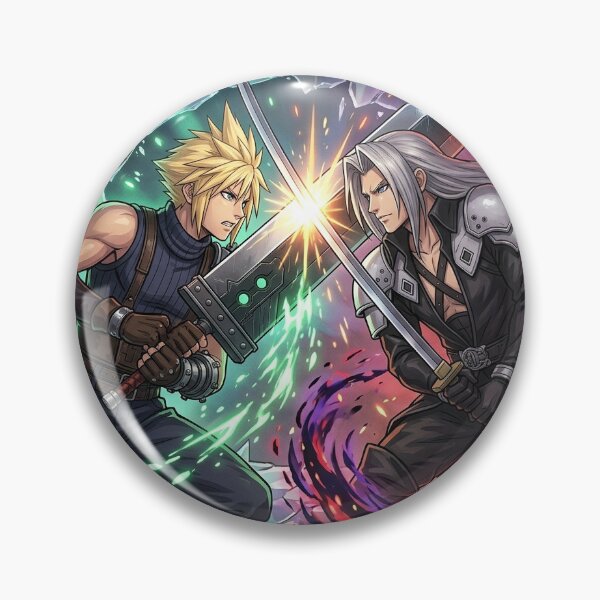 Item preview, Cloud VS Sephiroth designed and sold by MercadoMuro.
