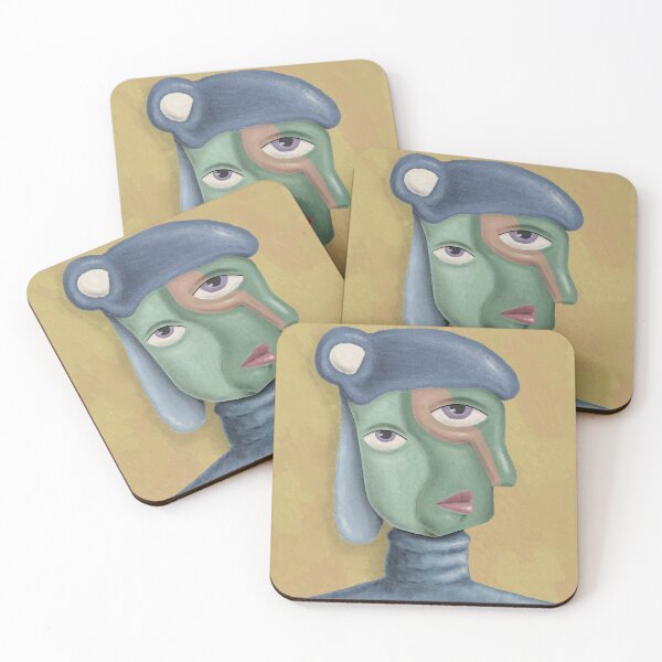 Item preview, Alien No.11 – The Beast Whisperer | Cubist Sci-Fi Character Art designed and sold by aekritdeach.