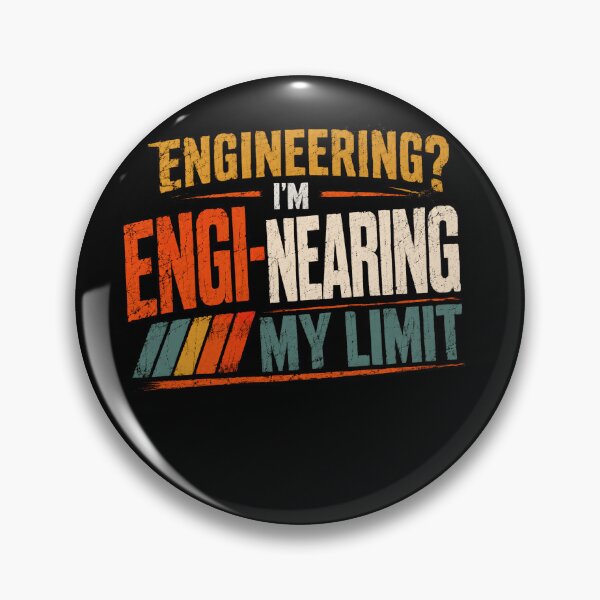 Item preview, Engineering? I'm Engi-Nearing My Limit Engineer Humor Professional Pun designed and sold by JonesFlora2025.