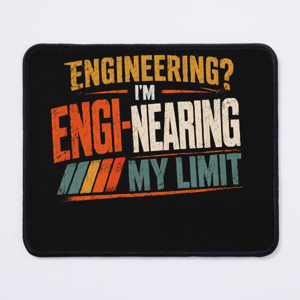 Item preview, Engineering? I'm Engi-Nearing My Limit Engineer Humor Professional Pun designed and sold by JonesFlora2025.
