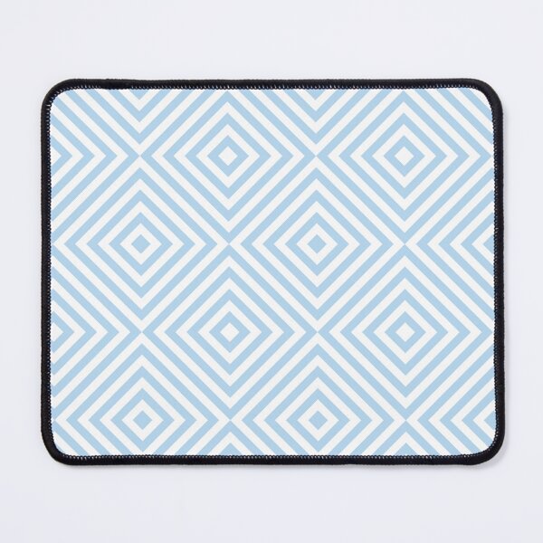 Item preview, White And Ice Blue Chevron Burst Pattern designed and sold by pattern-archive.