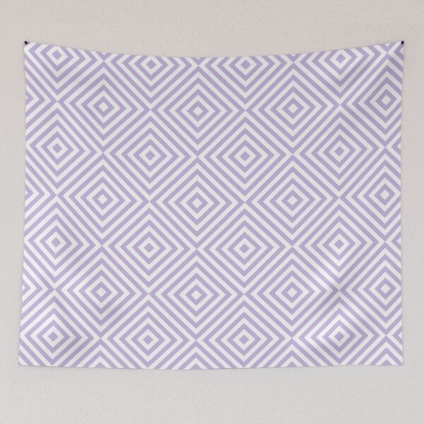 Item preview, White And Lavender Chevron Burst Pattern designed and sold by pattern-archive.