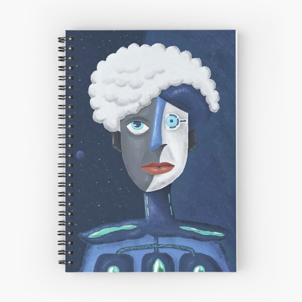 Item preview, Alien No.10 - The Researcher | Brilliant Mind Sci-Fi Cubism Art designed and sold by aekritdeach.