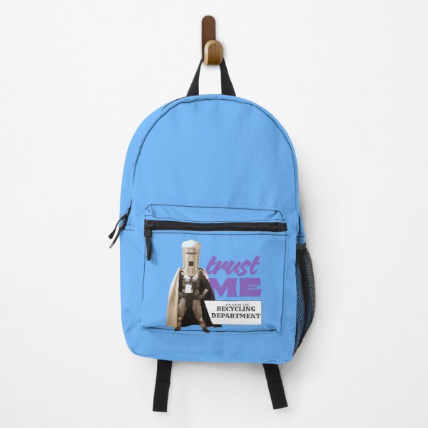 Item preview, Trust Me, I'm from the Recycling Department – Funny Satirical Meme Binface designed and sold by Palette & Hue.