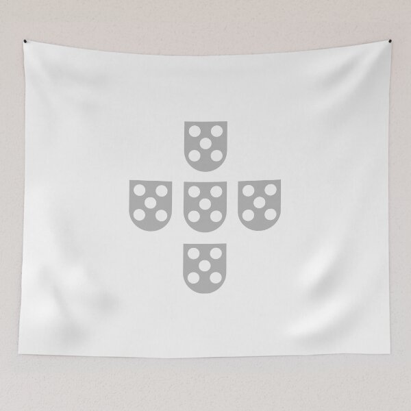Item preview, Quinas Portugal gris designed and sold by VRedBaller.