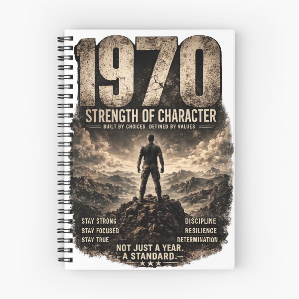 Item preview, 1970 Strength of Character Vintage Birthday Design designed and sold by JMDG Studio.