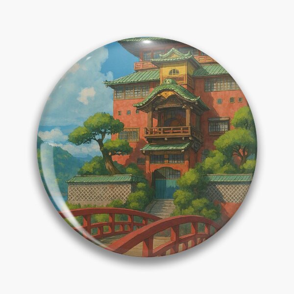 Item preview, Bath House   Spirited Away designed and sold by AnimeRay.