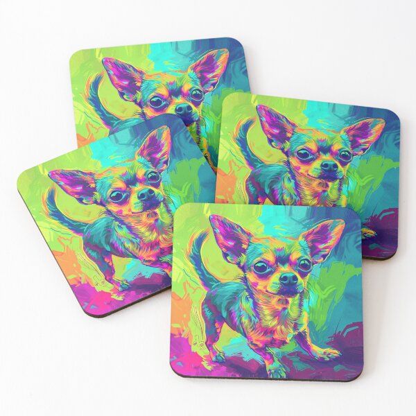 Item preview, Pop art Chihuahua drawing: A play of colors celebrating the joy of life designed and sold by Dianag76.