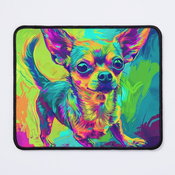 Item preview, Pop art Chihuahua drawing: A play of colors celebrating the joy of life designed and sold by Dianag76.