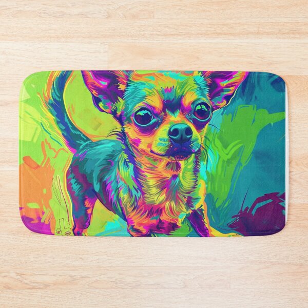 Item preview, Pop art Chihuahua drawing: A play of colors celebrating the joy of life designed and sold by Dianag76.