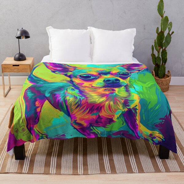 Item preview, Pop art Chihuahua drawing: A play of colors celebrating the joy of life designed and sold by Dianag76.