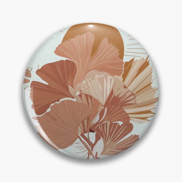 Artikelvorschau, Terracotta Ginkgo Sunrise – Sage Mist Edition entworfen und verkauft von MahnoorDesigns.