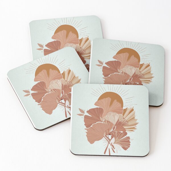 Item preview, Terracotta Ginkgo Sunrise – Sage Mist Edition designed and sold by MahnoorDesigns.