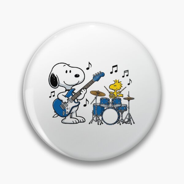 Item preview,  Snoopy Playing Guitar Woodstock Drums  designed and sold by DamianRoy88.
