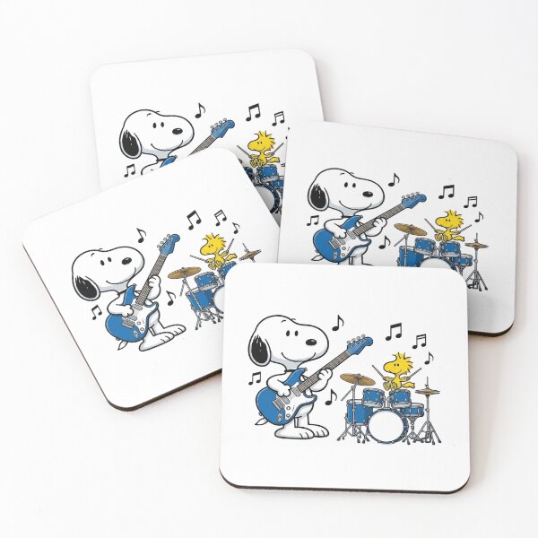 Item preview,  Snoopy Playing Guitar Woodstock Drums  designed and sold by DamianRoy88.