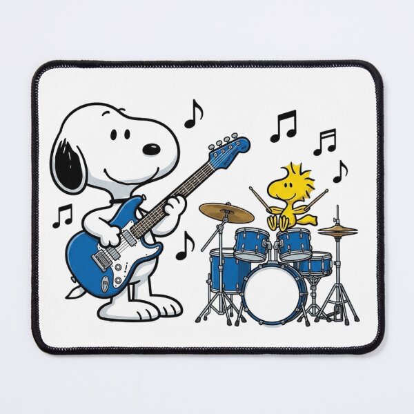 Item preview,  Snoopy Playing Guitar Woodstock Drums  designed and sold by DamianRoy88.