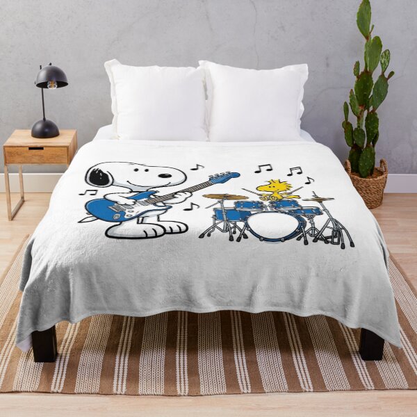 Item preview, Snoopy Playing Guitar Woodstock Drums designed and sold by DamianRoy88.