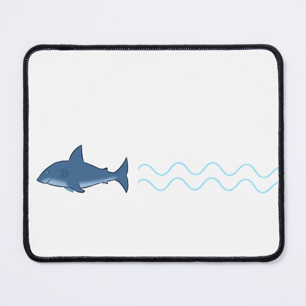 Item preview, Blue shark swimming in the sea designed and sold by LvnaMura Art.
