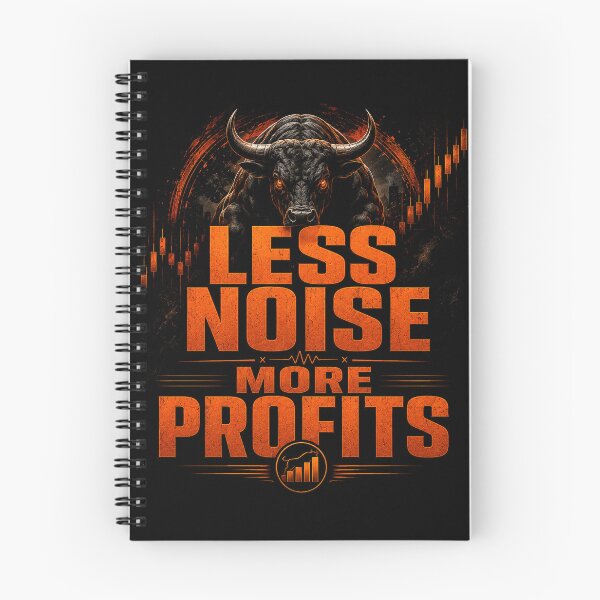 Item preview, Less Noise More Profits Trading Motivation designed and sold by PipForgeStudio .